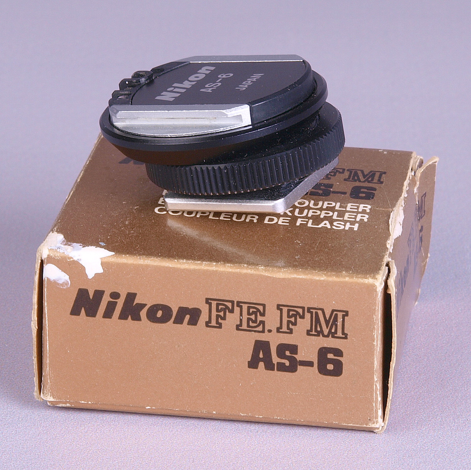 Nikon FM/FE flash unit Coupler in makers box Wide Angle
